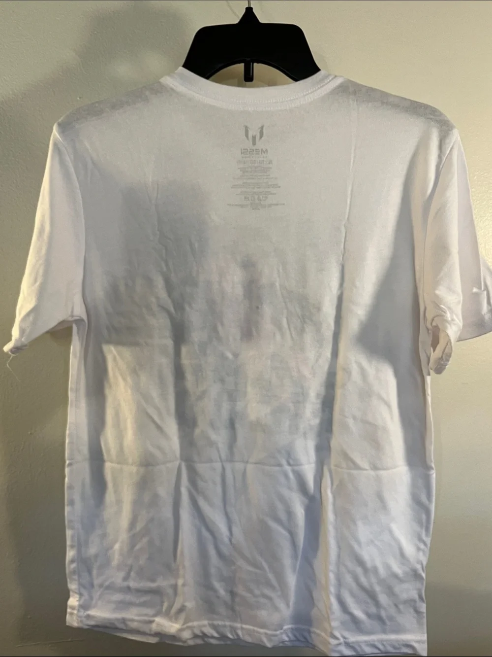 Old Navy White Tee with Pink Soccer Player Graphic